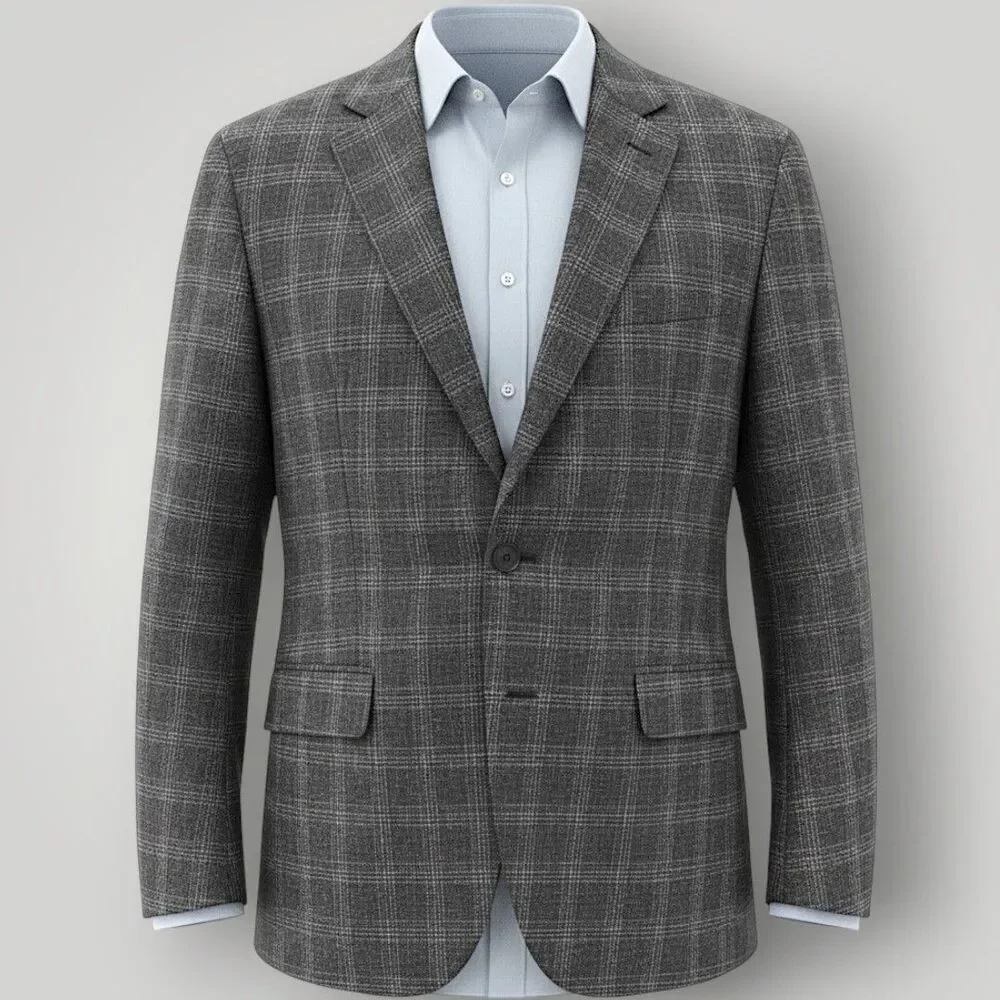 JOSEPH ABBOUD Mens Blazer Sport Coat Two Button Jacket 42R Italian Linen/Wool